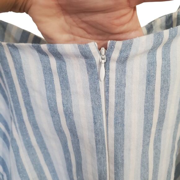 Majorelle Tahoe Blue Chambray Mini Dress Size S - Picture 9 of 14